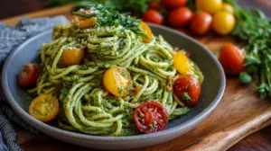 thatVegan Avocado Pesto Pasta: 5 Quick Steps to Deliciousness!
