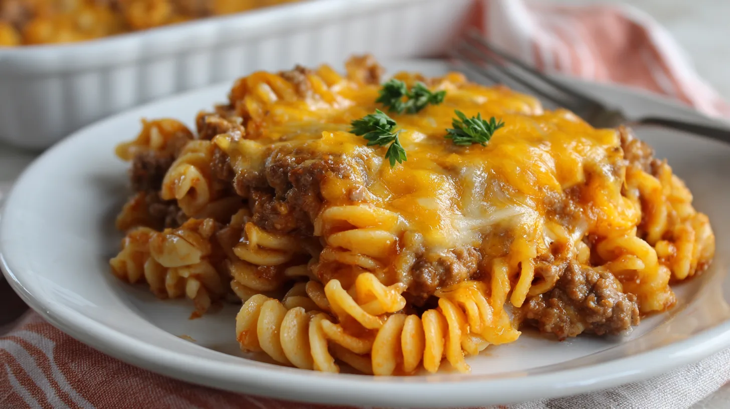 thatCheesy Hamburger Casserole Bake for Busy Weeknights: 5 Easy Tips